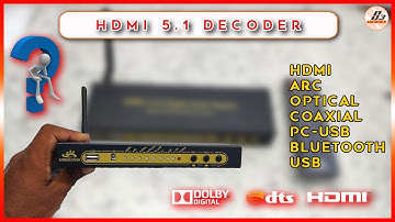 HDMI 5.1 Decoder | Optical, Coaxial, HDMI ARC, USB | Unboxing and Testing | தமிழில்