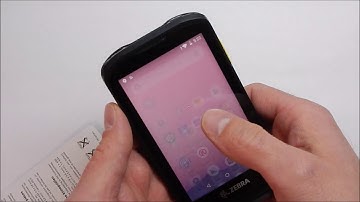 Zebra TC20 Hoe ENTER instellen