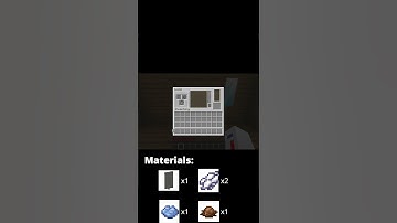 How to make a realistic mirror in Minecraft (banner) 1.16 1.17 1.18
