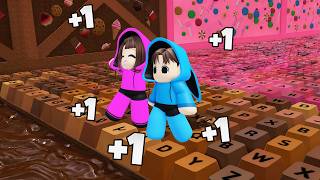 Popo Dan Mimi Ajak Kak Yuta Dan Kak Mio Tambah Kecepatan Di ASMR Keyboard Coklat || ROBLOX