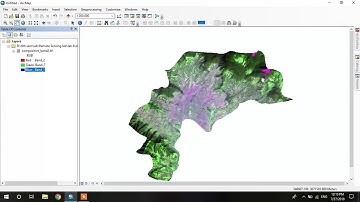 Compositive band in arcgis 10.5 tutorial 3 || color composition fully explained || Tekson