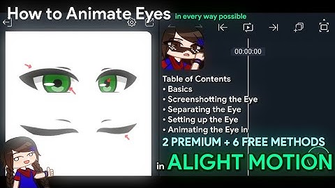 Every Way to Animate Eyes in Alight Motion | 7 Free + 2 Premium Methods