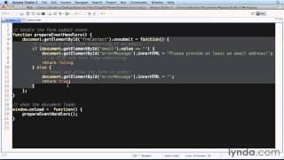 JavaScript(JS-Lynda.com) 08 2  Предотвращение отправки