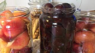 Консервируем персики и сливы в сахарном сиропе😋полезное лакомство для сладкоежек😉 Консервируем персики и сливы в сахарном сиропе😋полезное лакомство для сладкоежек😉