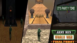 Army Men World War: Final Front (PS1) - Easter Eggs and Secrets
The Army Men series is kind of a mess. An overflowing amount of games in such a little short time between releases makes me wonder if they had separate teams working on multiple games at the same time. It might also explain why some Army Men games are filled with easter eggs, while some dont have a single one in them (Army Men World War is a good example, as there are 4 games in that subseries, however only this one has easter eggs in it, unless something is found in the other games). Anyway, the easter eggs in this game are quite interesting, including a parody of an old sketch, a deadly party and a little game of bowling with egyptians ! Have fun !
00:00 Flying Boat
03:08 Bowling of Death
06:10 Wazzup!
07:57 Disco Party
LINKS
Discord : https://discord.gg/YndUMAy
Easter Eggs, Secrets and Unsolved Mysteries Playlist : https://www.youtube.com/playlist?list=PL-wgiIqk5tI1hySUAYdYGPinUcjM5mHnl
Thanks for watching ! Tell me what you though of the video in the comments. If you liked what you saw, you can like and subscribe for more similar content ! Enjoy ! Army Men World War: Final Front (PS1) - Easter Eggs and Secrets