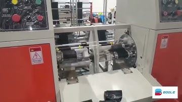 Rolling T-shirt Garbage Bag Making Machine with Automatic Roll Changer