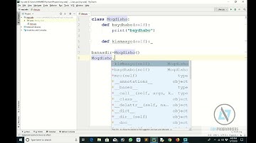 #20 CLASS AND OBJECT IN PYTHON (AF SOMALI)