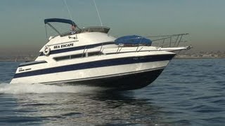 Carver 30 Santego Boat  Underway Video By South Mountain Yachts, (949) 842-2344