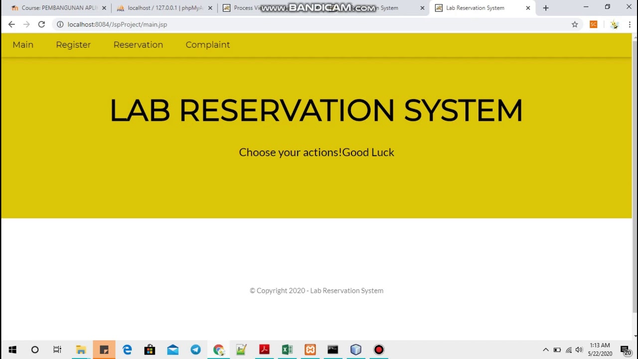 Lab Reservation System Group 15 YouTube