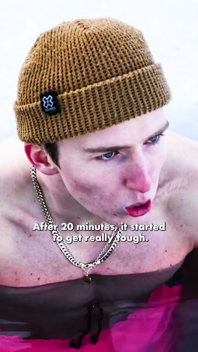 My longest Ice bath ever!  #shorts