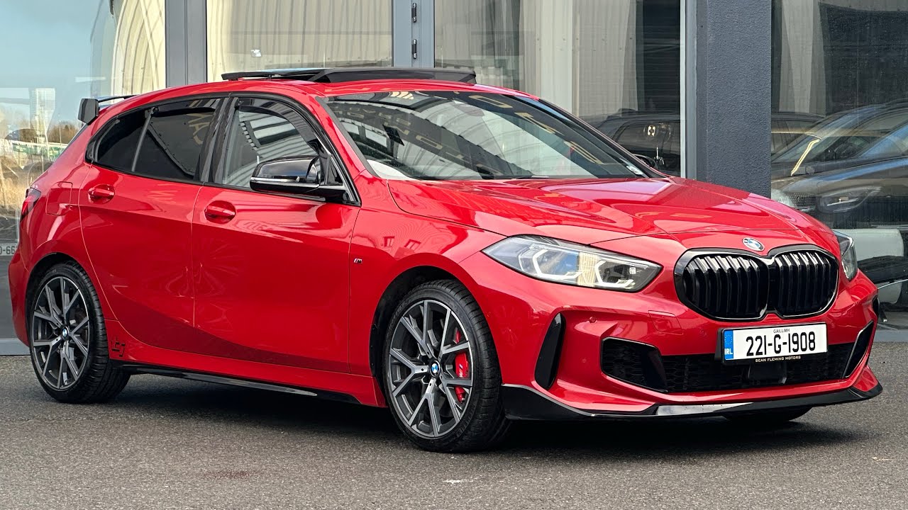 BMW, 128ti, Auto, great spec, 2022. Red. - YouTube