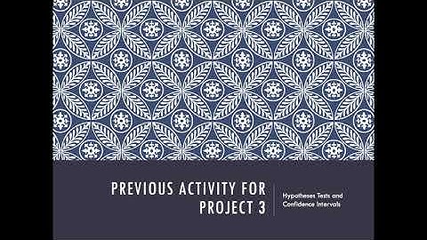 Inferential Statistics Report Activity