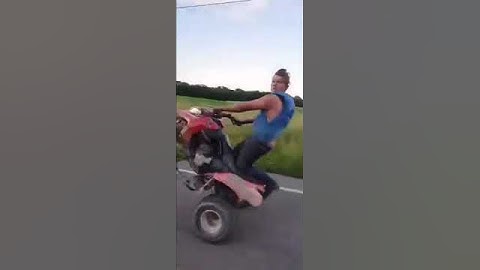 Polaris Predator 500 wheelie