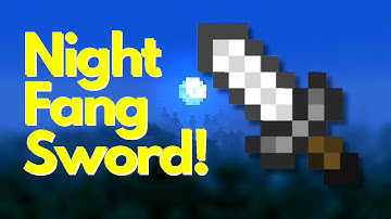 How To Make A Night Fang Sword On Minecraft Using Commands!
