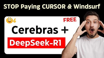 DeepSeek-R1 + Cerebras Coder : FREE AI Coder JUST BROKE THE INTERNET | CURSOR Alternative