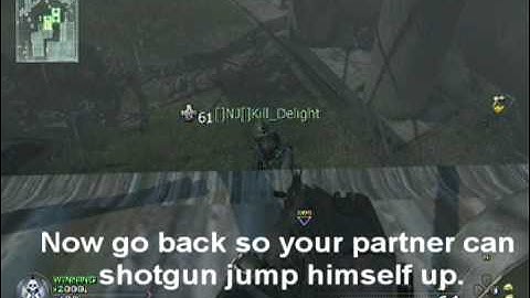 **NEW** Call of Duty MW2 Glitches - Shotgun Jump on Underpass