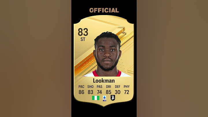 Ademola Lookman - Official Rating VS Current Form Rating #like #subscribe