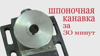 Как нарезать шпоночный паз за 30 минут. How to cut the veneer groove for 30 minutes.