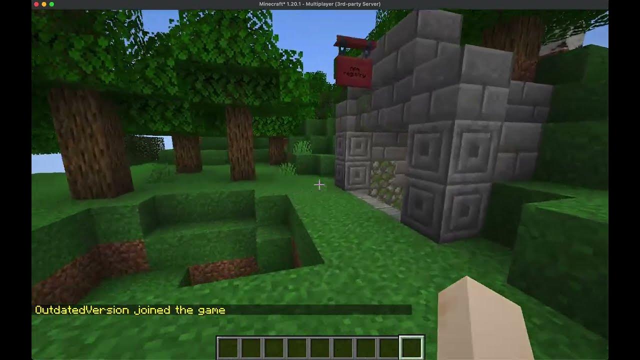 Using Minecraft as a JavaScript module store - YouTube