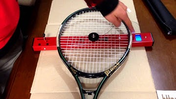 Stringwayストリングウェイストリングラボ２テニスとバドミントン面圧測定の使い方