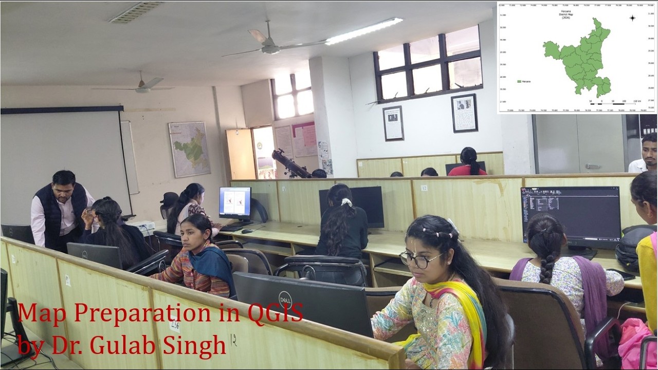 Map Preparation in QGIS by Dr. Gulab Singh - YouTube