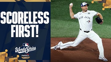 FULL INNING: Max Scherzer pitches a scoreless first inning for the Blue Jays! (World Series Game 7)