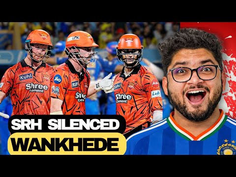 SHAMELESS MI WILL NOT WIN IPL FOR NEXT 5 YEARS | SRH DESTROYED BUMRAH & MI AT WANKHEDE