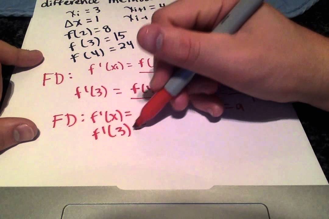 Forward, Backward, and Central Difference Method - YouTube