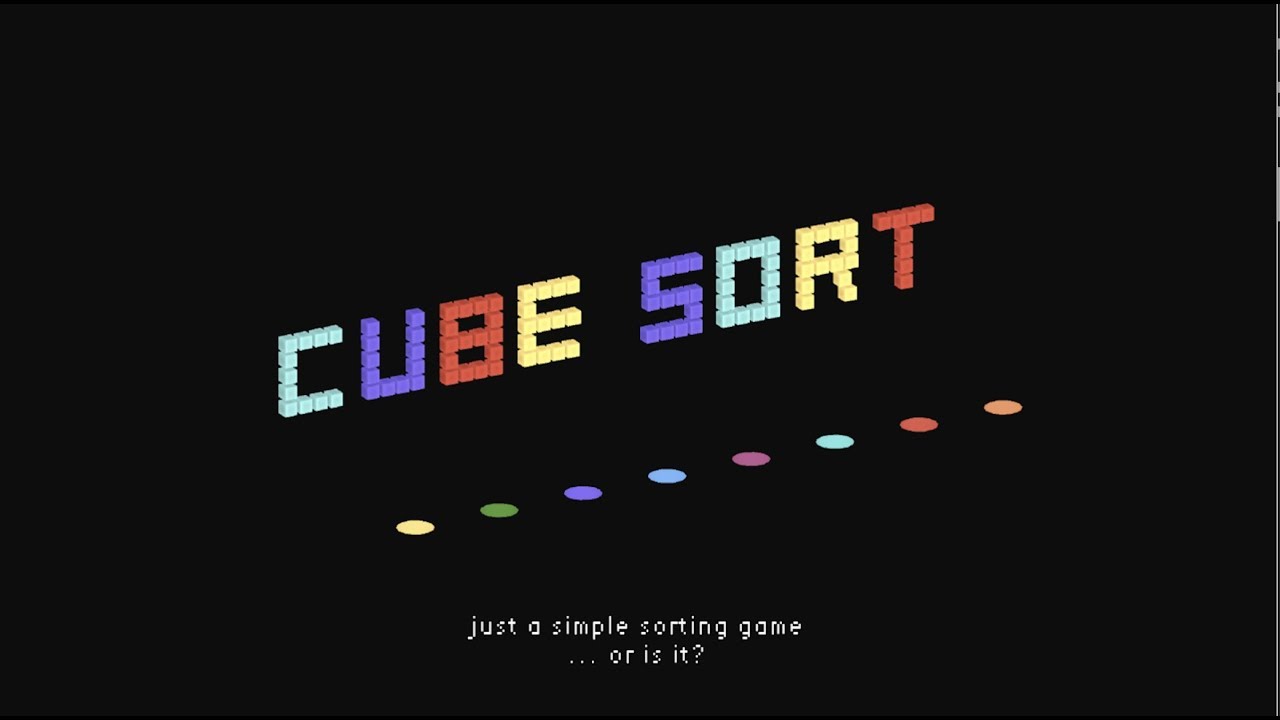 Cube Sort - YouTube
