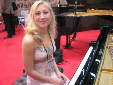 NAMM 2009 Natalia Kartashova on Fazioli Pianos Part One