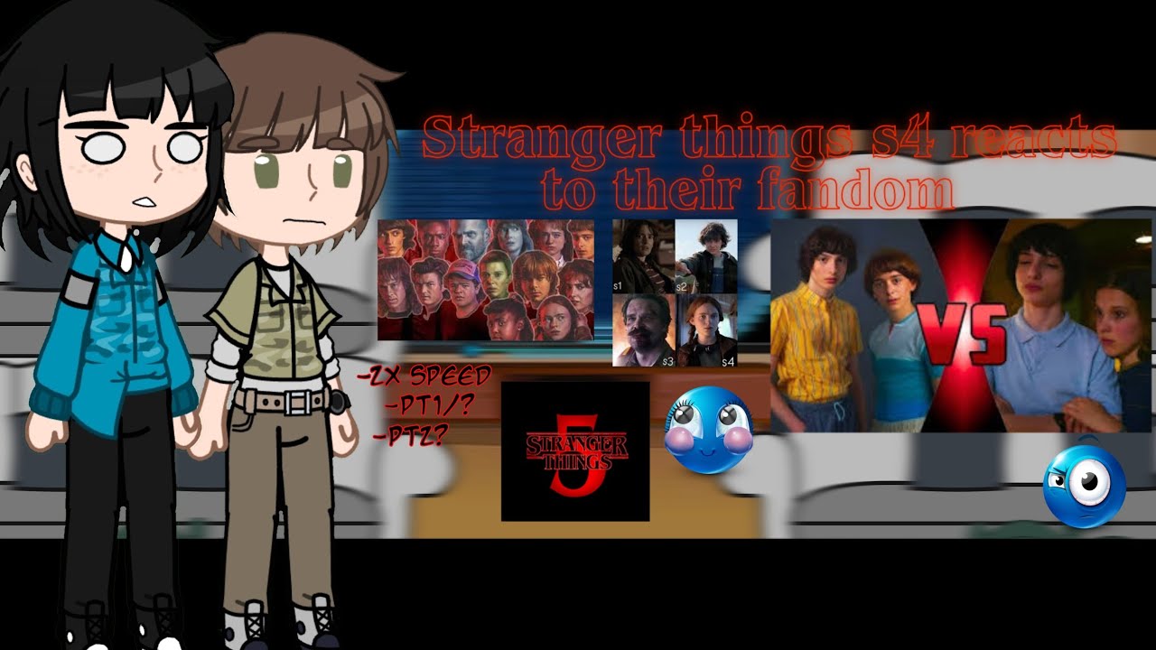 STRANGER THINGS S4 REACTS TO THEIR FANDOM!! | 2X SPEED | P1/?