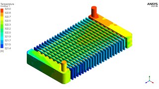 ANSYS FLUENT: CFD simulation for 3D radiator