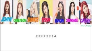 DIA 'Somehow' Lyrics (Color Coded Hangul Rom Eng)