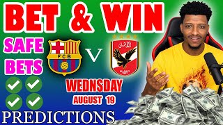 FOOTBALL PREDICTIONS TODAY 19/08/2026 SOCCER PREDICTIONS TODAY | BETTING TIPS, Best picks