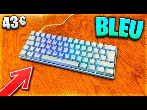 UN CLAVIER MÉCANIQUE BLEU AUX SWITCH NOIR ?! Unboxing & Test 