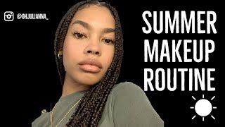 summer makeup routine💛