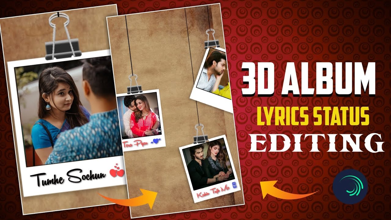 3D Album lyrics status editing alight motion trending 3D Album status