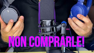 ASMR ITA - NON COMPRARE QUESTE CUFFIE - fast whispering, testing, review