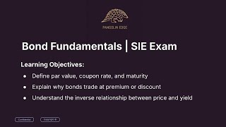 Bond Pricing Explained for the SIE: Par, Premium & Discount | SIE Exam