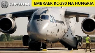 Embraer KC 390 Millennium arrives in Hungary for Testing (in Portuguese, CC)