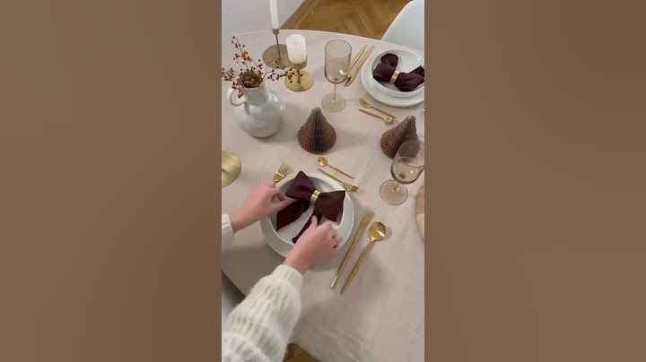 ترتيب طاولة ضيوف