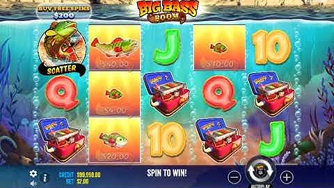 Demo gameplay of Big Bass Boom by Pragmatic Play