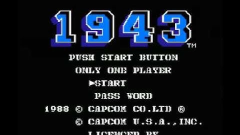 1943 - The Battle of Midway (NES) Music - Game Over