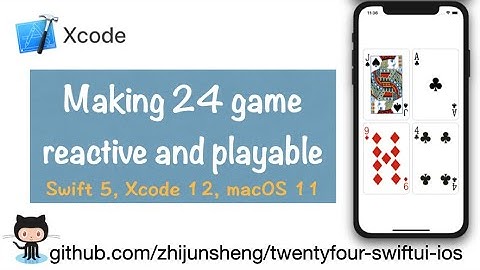iOS SwiftUI 028: SwiftUI ObservableObject @Published @ObservedObject used in our 24 game