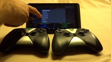 NVidia Shield Tablet: Two Shield Controllers with Emulators