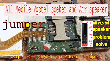 VGO TEL SUPER JUMBO i700 ringer and speaker and Torch Light problem solution Air