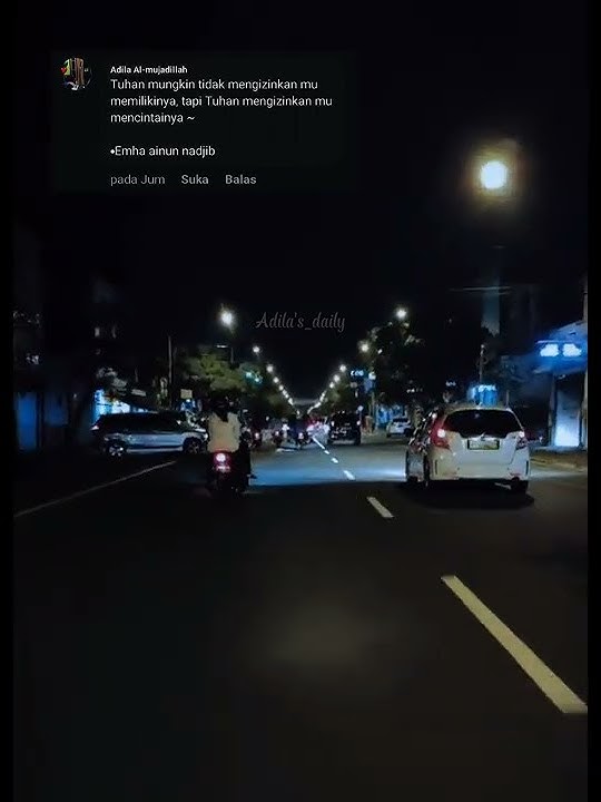 Shorts keren | jalan raya malam | video estetik | video pendek | story WA Keren