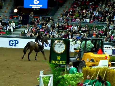 Tina Lund and Winnie the Blue D'ive nr.2 in the 140 speed in Gothenburg