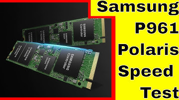 🔴 Samsung PM961 128GB PCie NVME SSD speed test
