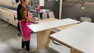 Tri-Tiger Furniture Factory - The Entire Process Of Mdf Edge Banding